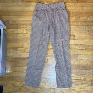 EUC Vintage Northern Treasures Patterned Straight Leg Pants Women's 9/10